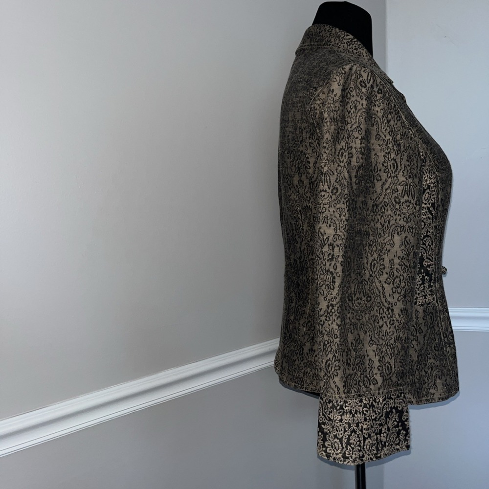 J.Jill Womens Blazer Size L 12 Holiday Party‎ Designer Evening Wear - Picture 8 of 13